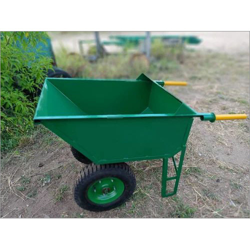 Double Wheel Barrow Construction Trolley