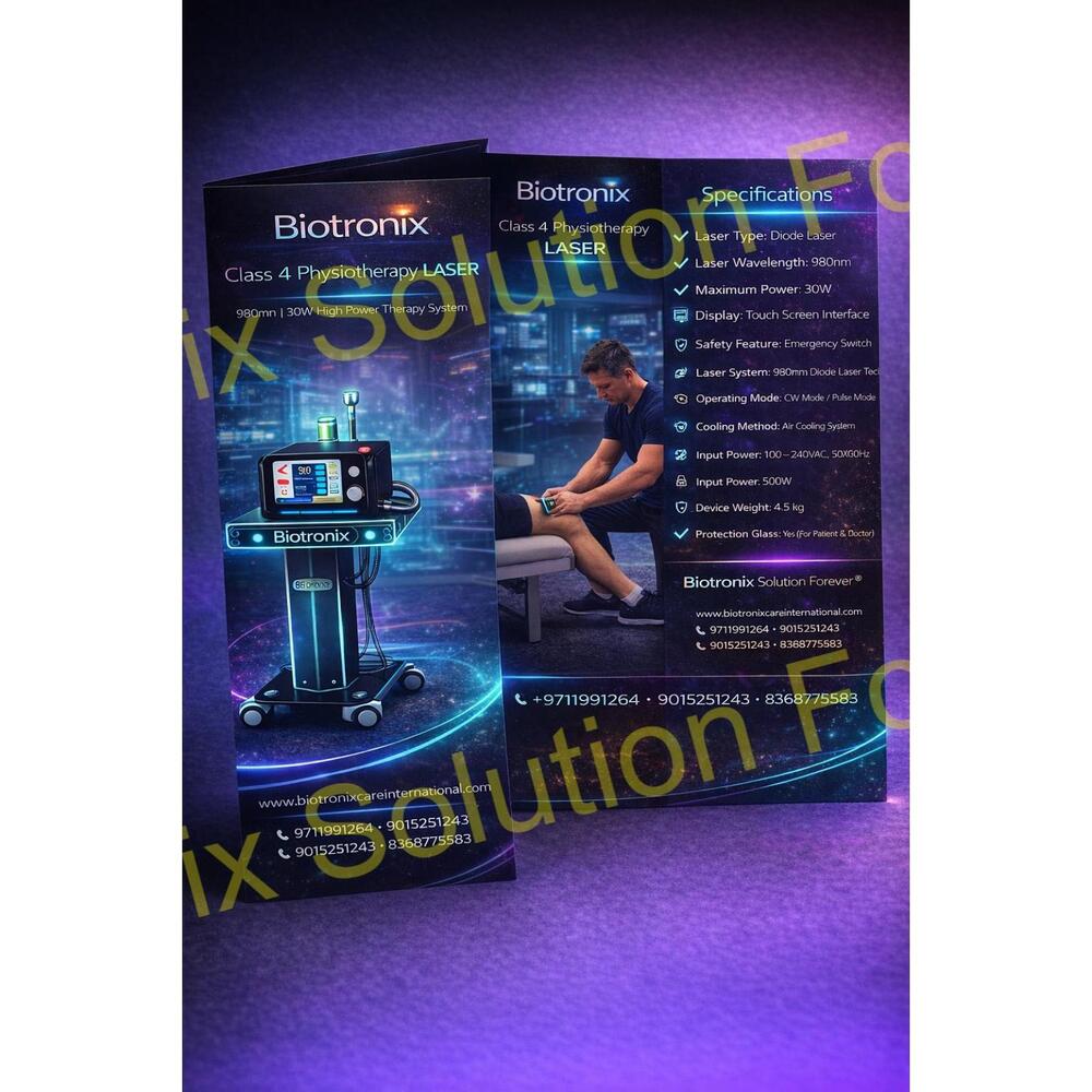 Professional Class 4 Laser Physiotherapy Device for Orthopedic Pain Relief