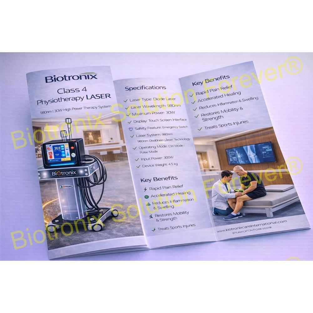 Professional Class 4 Laser Physiotherapy Device for Orthopedic Pain Relief