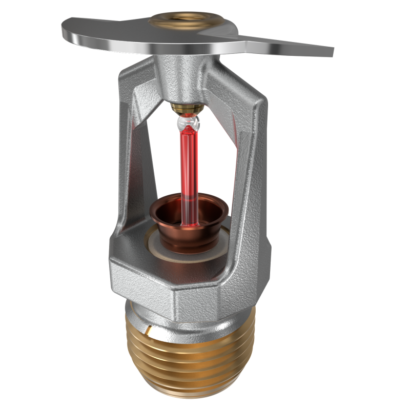 Sidewall Fire Sprinkler - Color: Silver