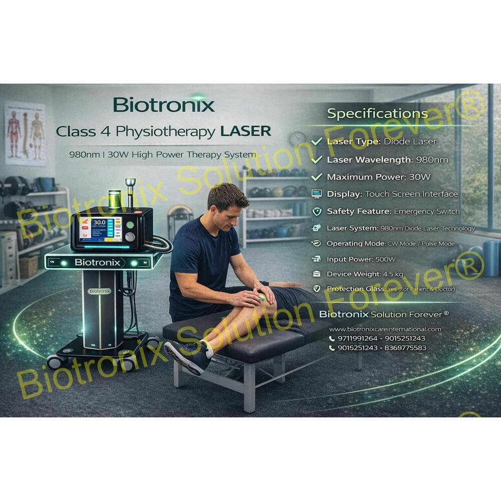 Class IV Laser Therapy System for Physiotherapy Clinics