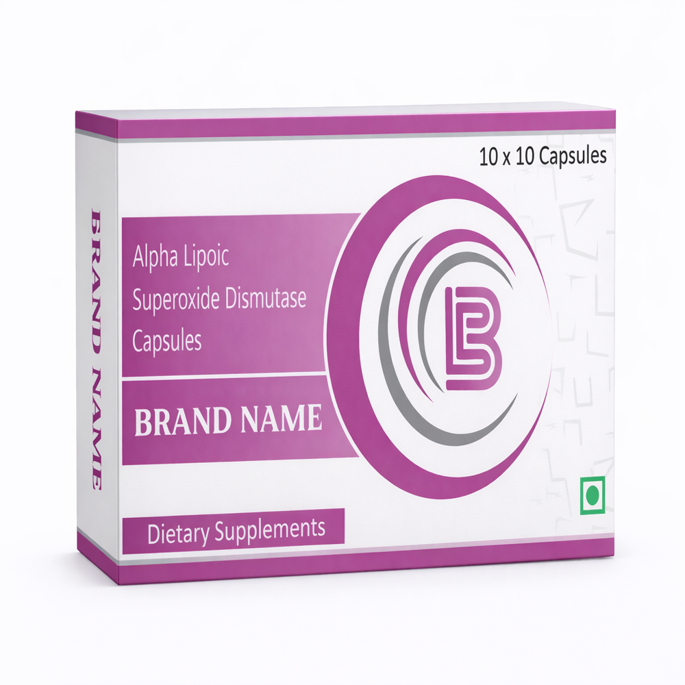 Alpha Lipoic, Superoxide Dismutase Capsules - Application: Nutraceutical / Dietary Supplement