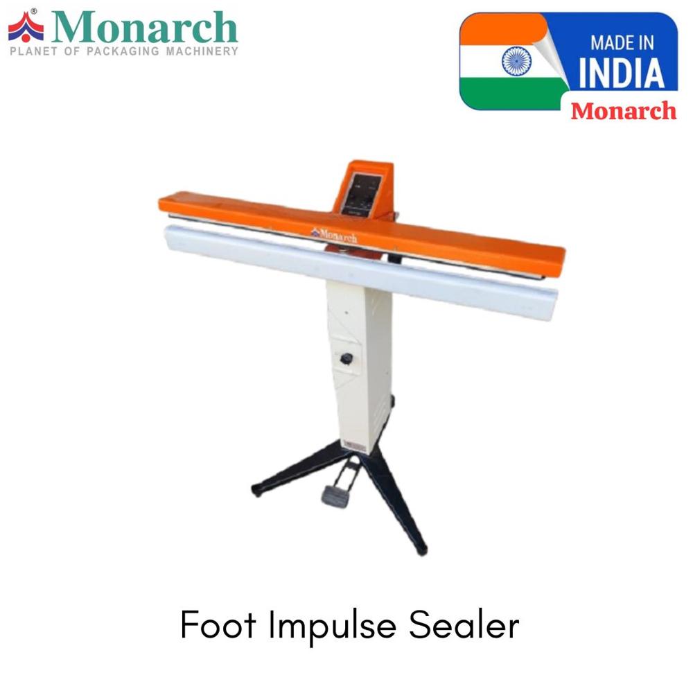 Foot Selaing Machine 500Fd - Application: Additional Features Of Hot Bar Sealers Especially For Sealing Multi Layer Laminated Bages.