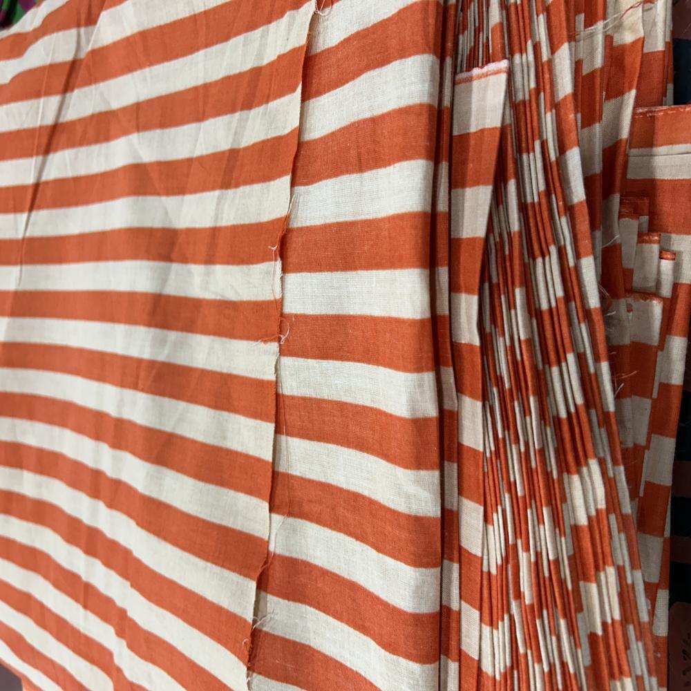 Strips Cotton fabric 