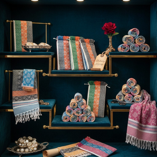 Clo Border Jacquard Cotton Towel