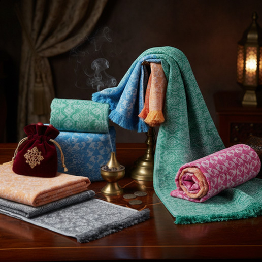 All Over Jacquard Towel