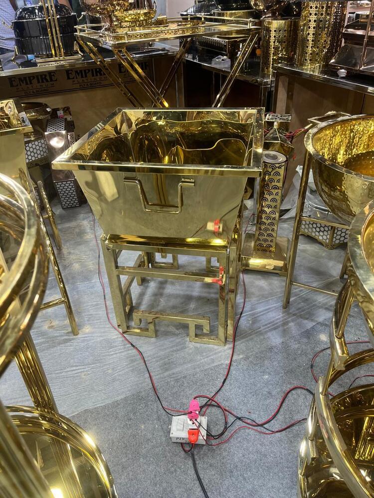 Golden Tub Stand