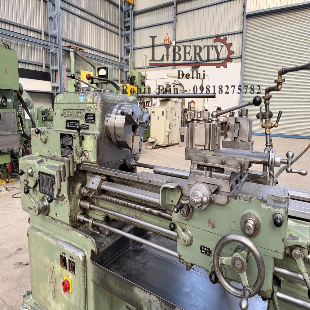 Oerlikon Switzerland 1000 mm Length Lathe Machine