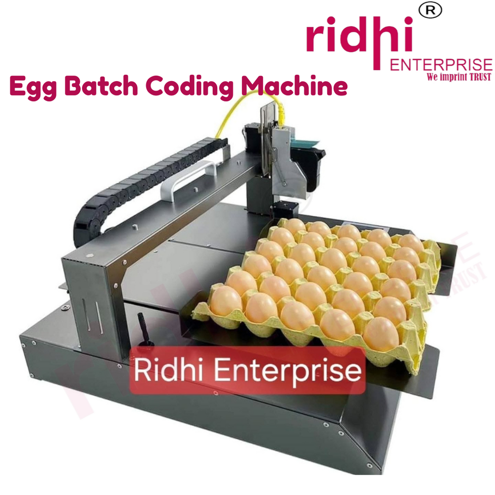 Ridhi Mini Compact Egg Batch Coding Machine