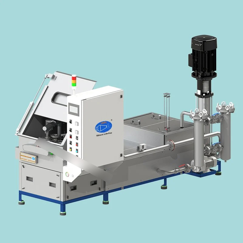 Digital Stainless Steel Rotary Ultrasonic Component Cleaning Machine , 100 L - Color: Silver