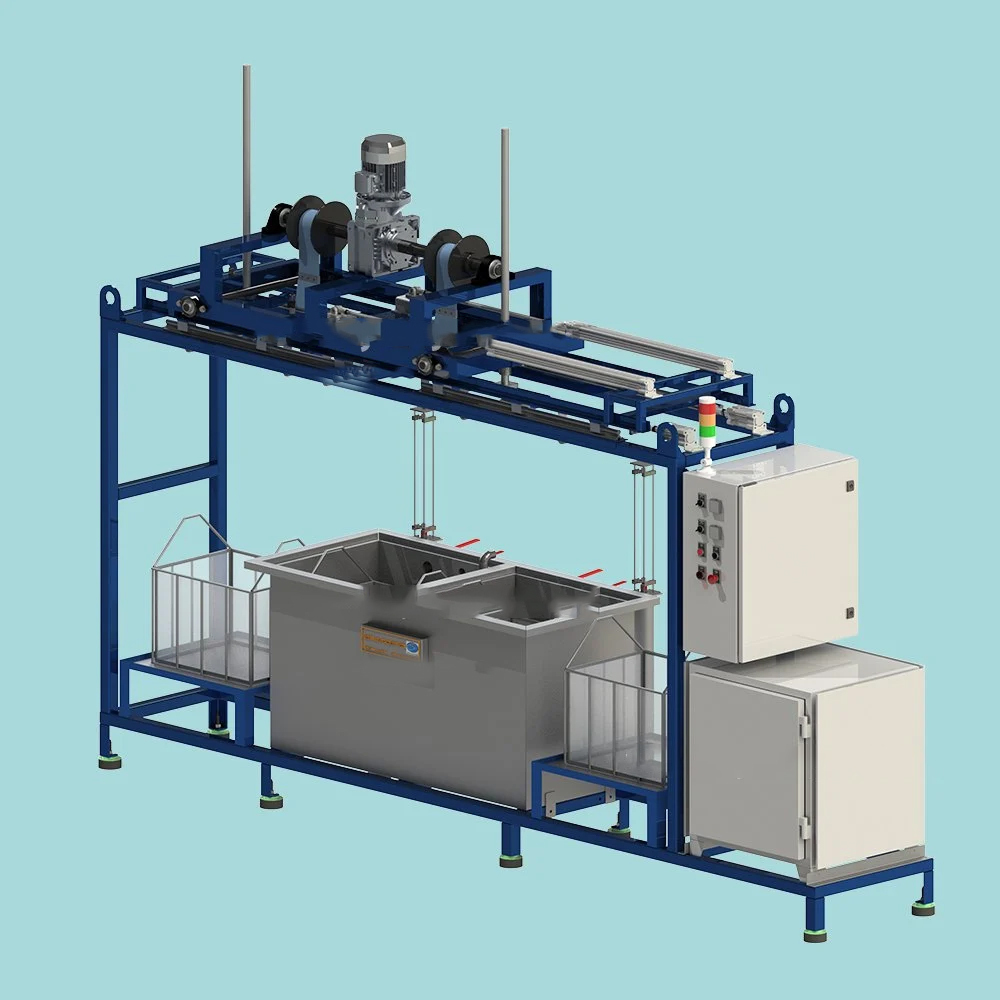 Three Phase Ultrasonic Component Cleaning Machine
