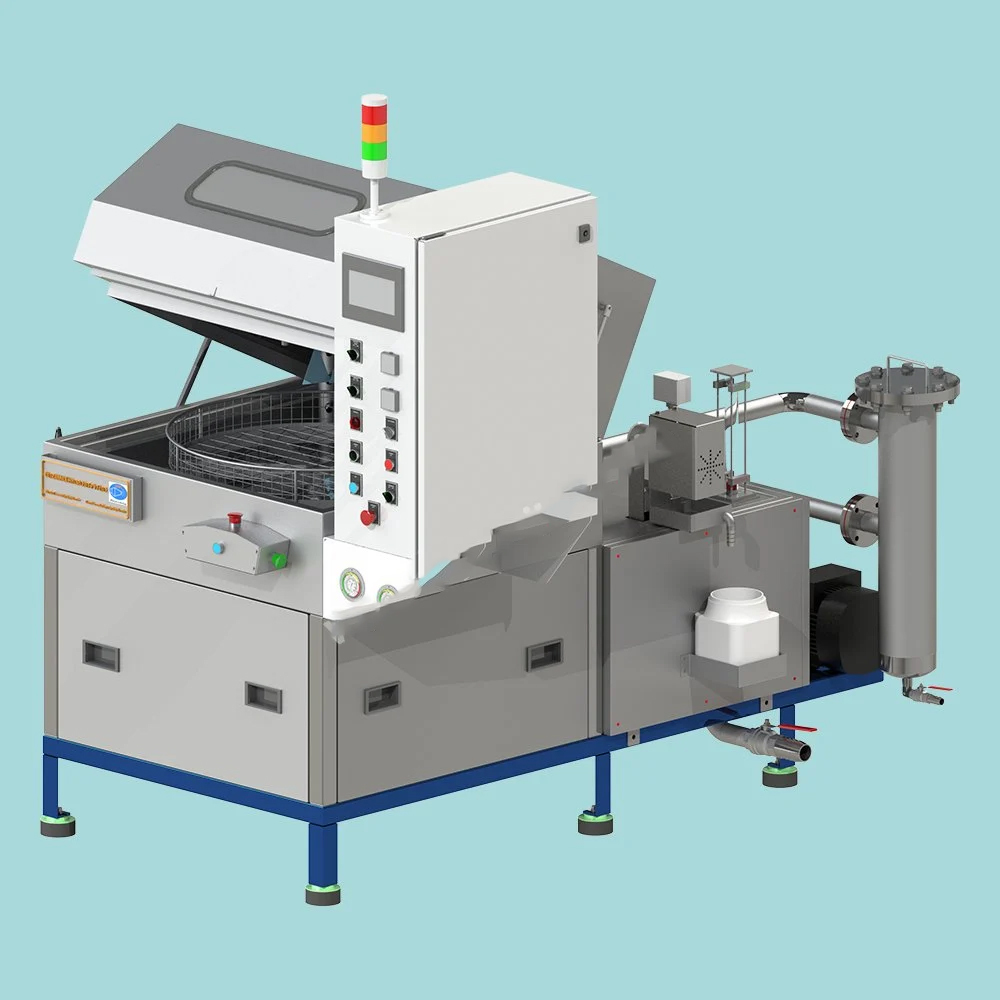 Three Phase Rotary Component Cleaning Machine