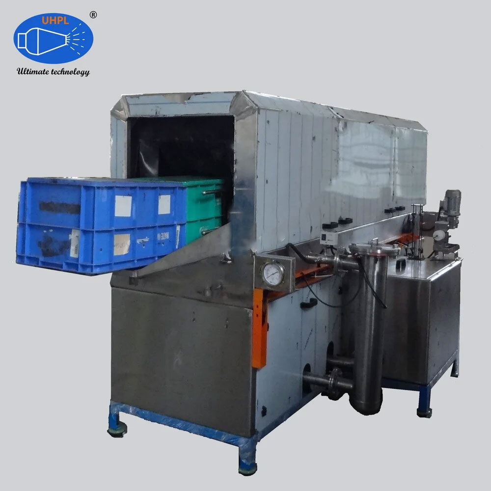 Ultramax Industrial Crate Washer , Front Loading - Color: Silver