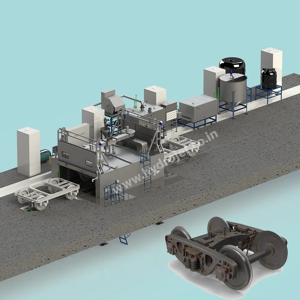 Automatic Bogie Cleaning Plant , Capacity: 500 Kg, Front Loading