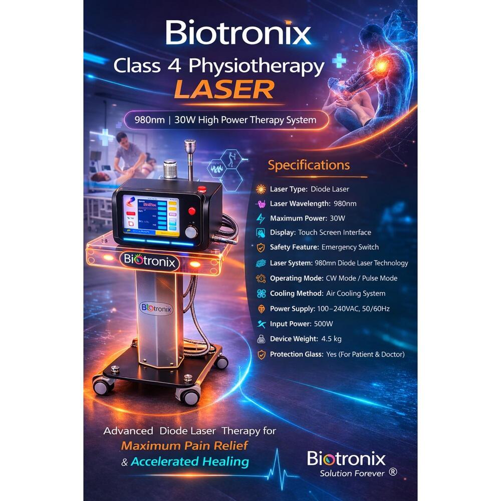 Class 4 Laser Therapy Device for Rehabilitation and Pain Management