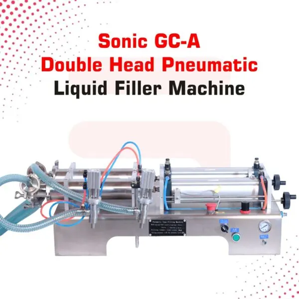 Penumatic liquid filling machine Double head 50 to 500ml