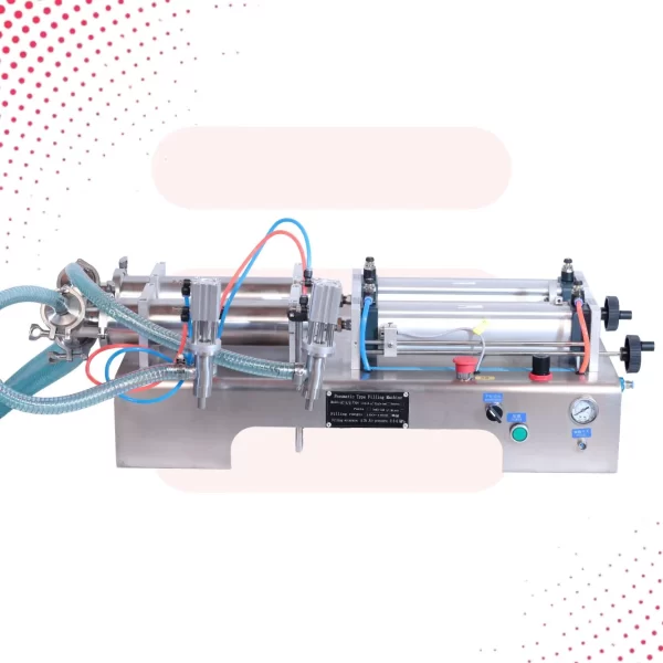 Penumatic liquid filling machine Double head 50 to 500ml