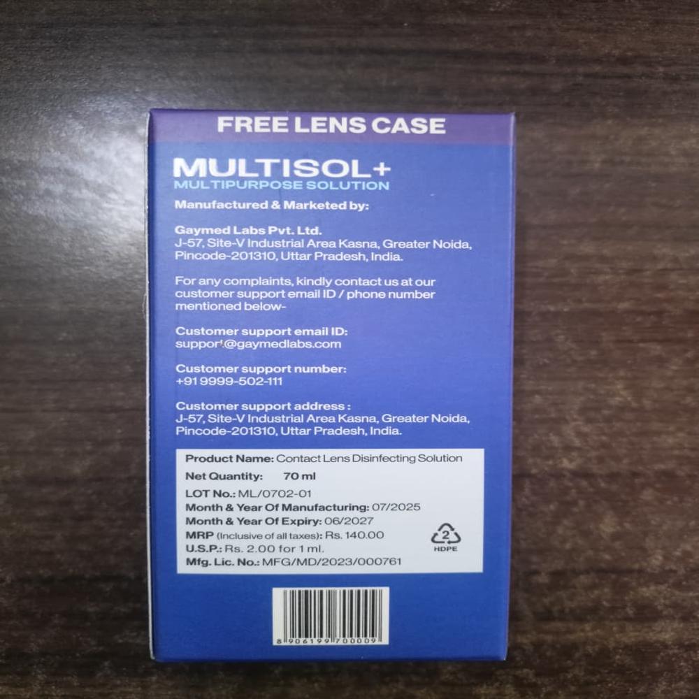 Multisol +Multipurpose Solution 