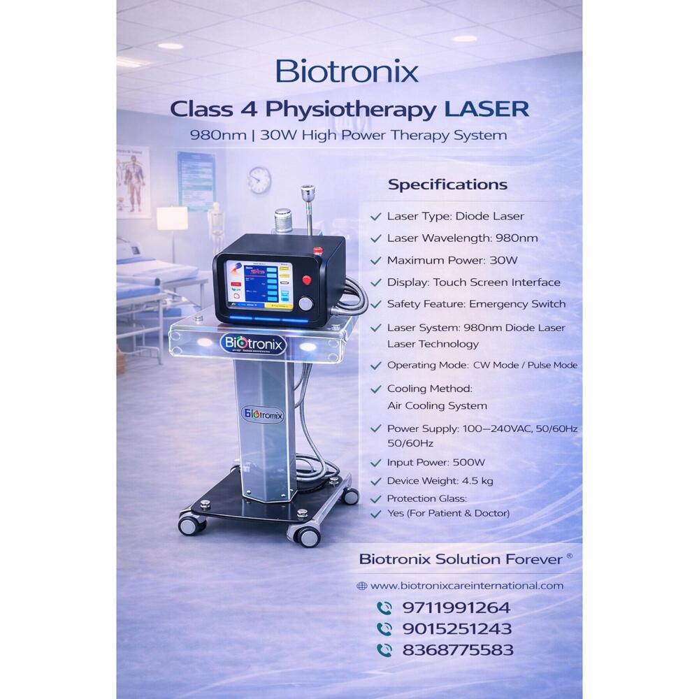Clinical Class 4 Laser Physiotherapy Equipment for Pain Treatment