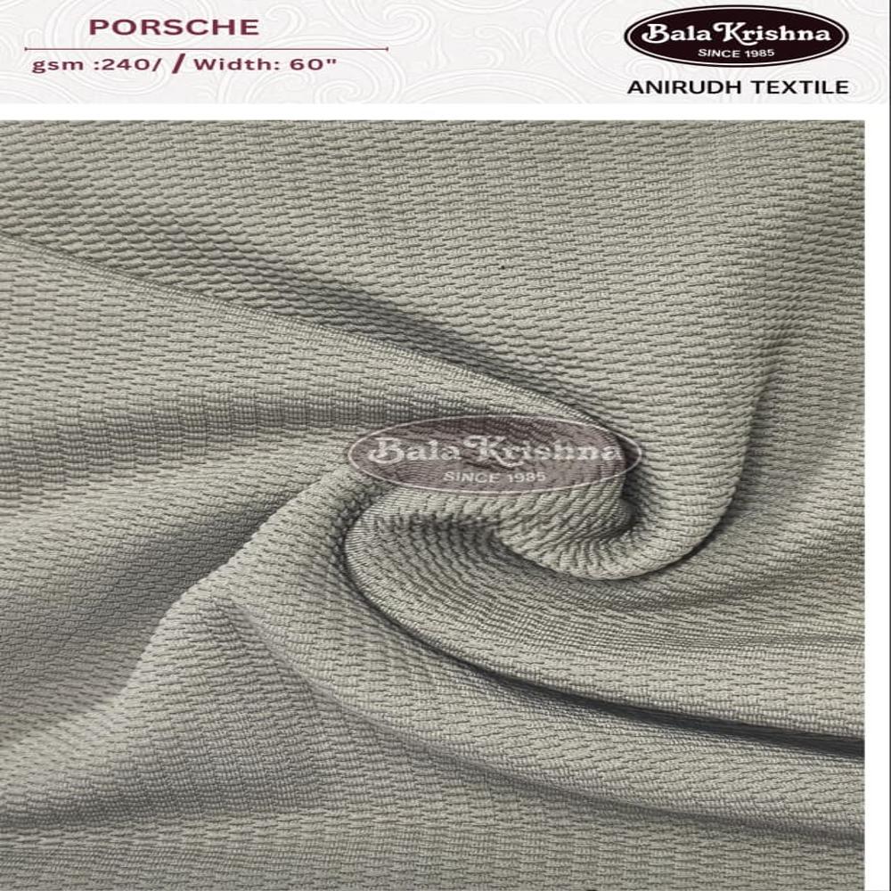 PORSCHE  POLYESTER LYCRA FABRIC