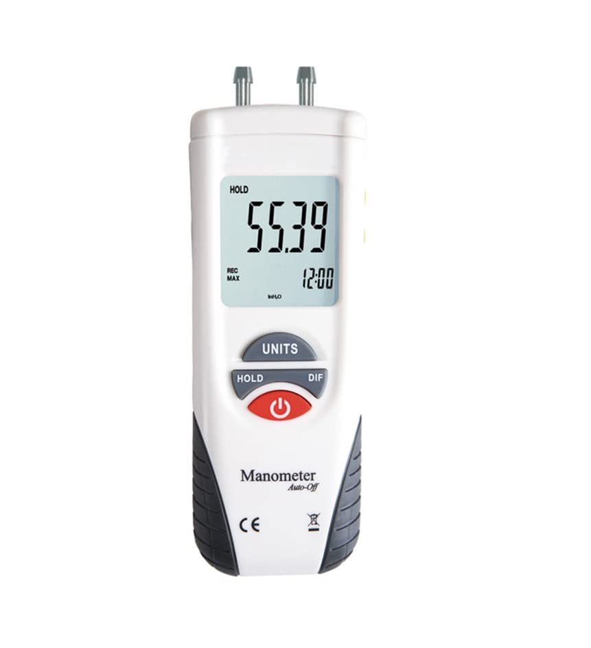 True Sense Digital Manometer 2 PSI Air Pressure Meter, HT-1890