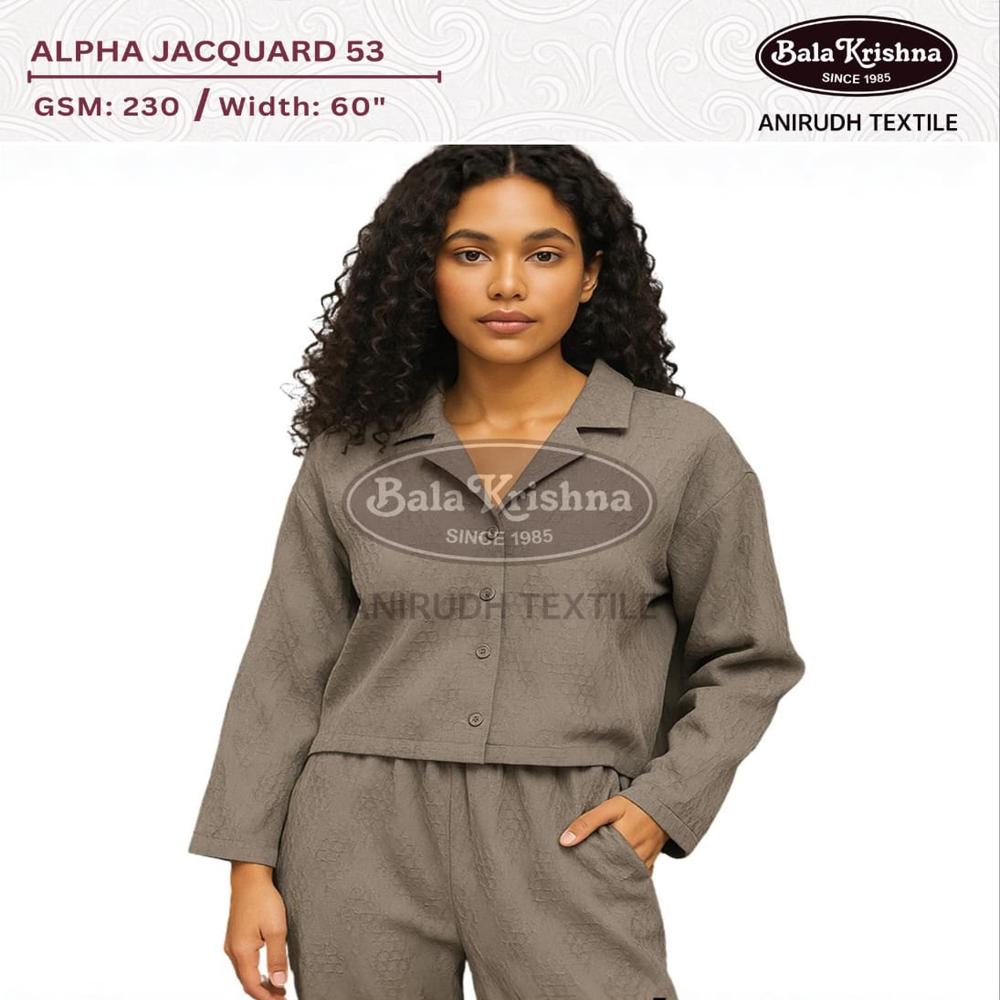 Alpha Jacquard 53 - Application: Garments