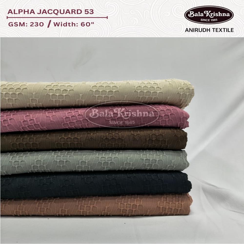 Alpha Jacquard 53 - Application: Garments