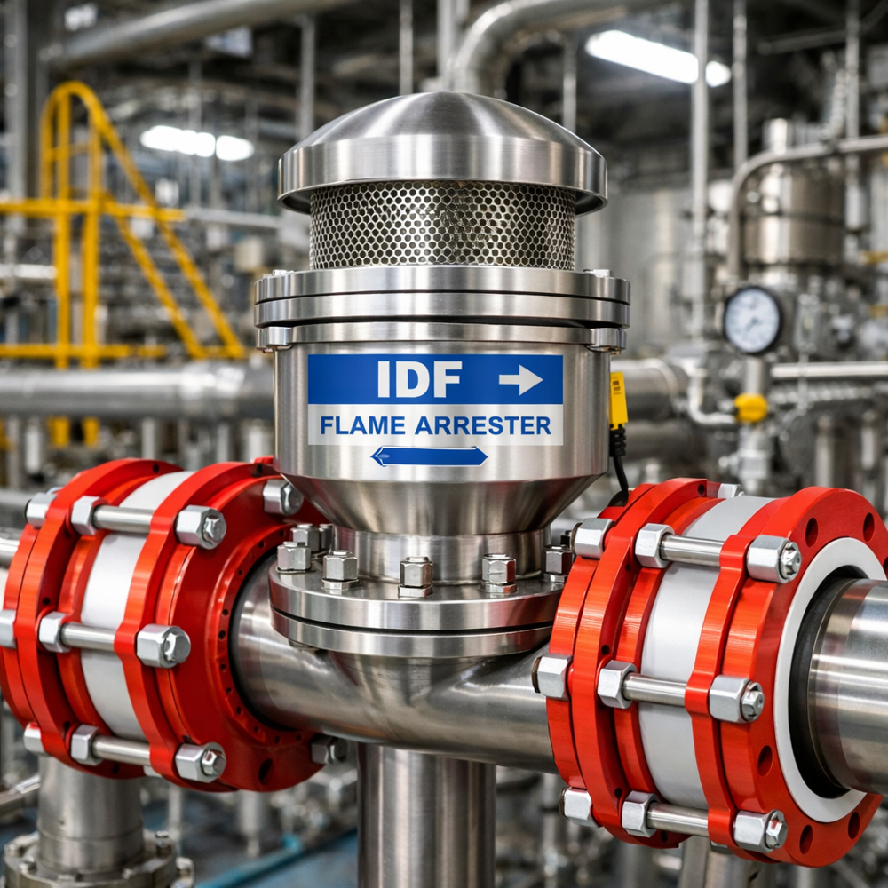 IDF SERIES IN LINE DEFLAGRATION FLAME ARRESTERS