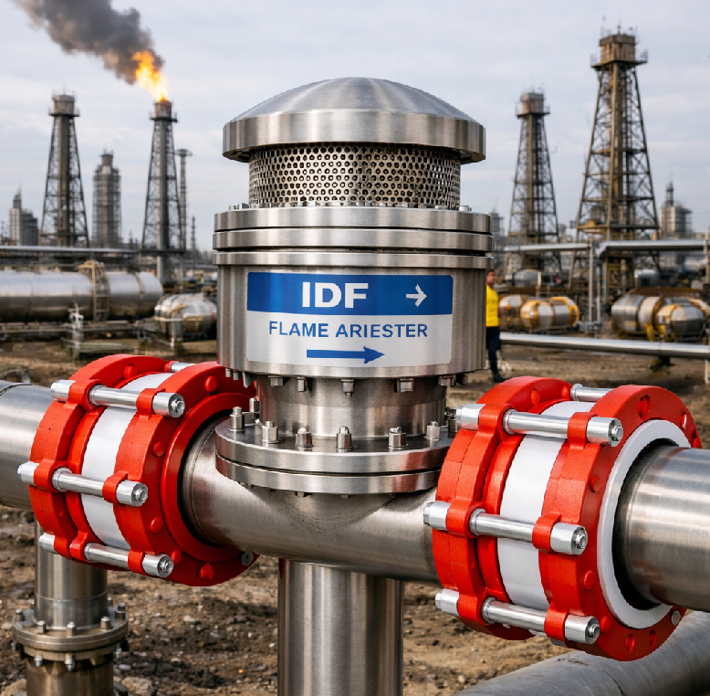 IDF SERIES IN LINE DEFLAGRATION FLAME ARRESTERS