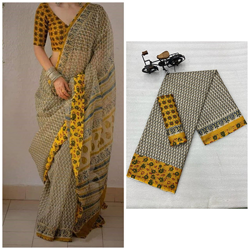 Kota with Digital Print Saree