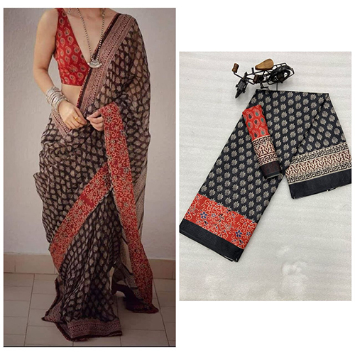 Kota with Digital Print Saree