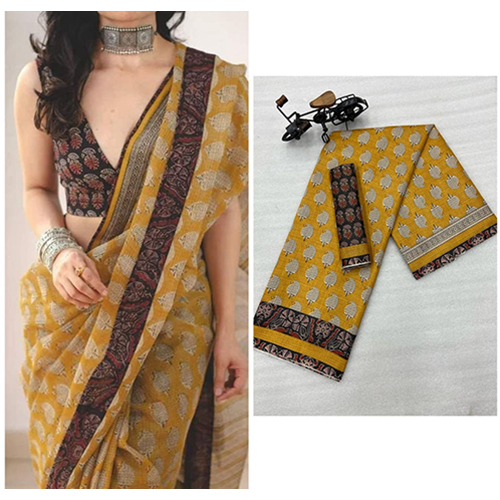 Kota with Digital Print Saree