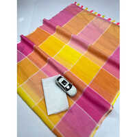 Digital Print With Fumka Saree