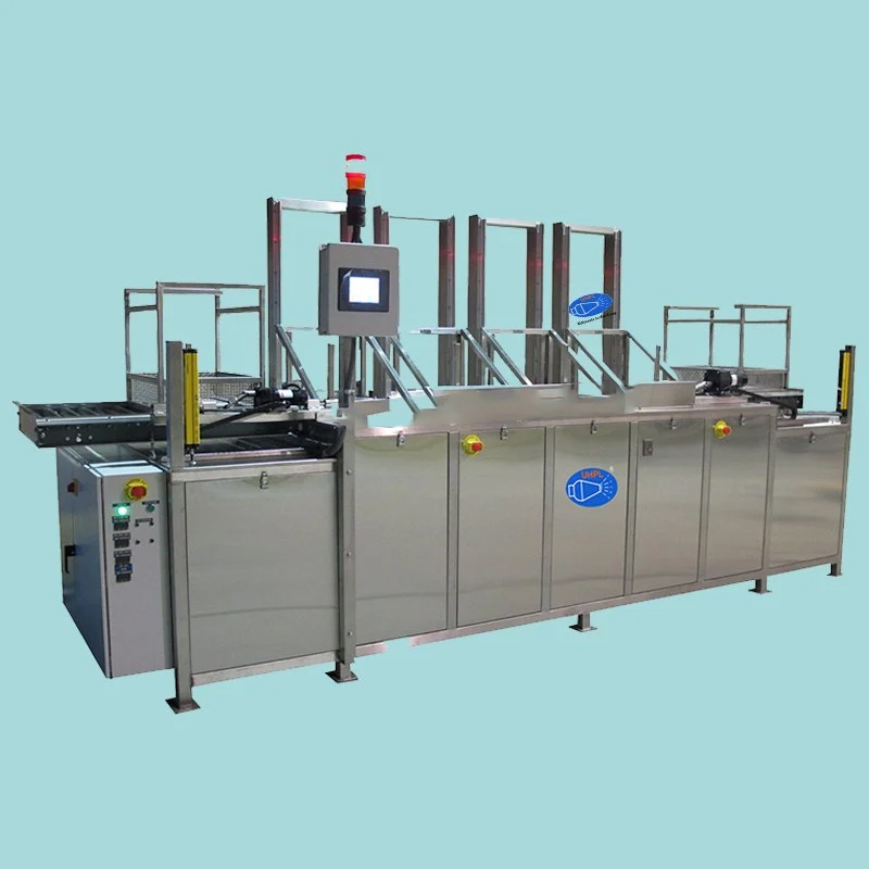 Multistage Ultrasonic Cleaning System