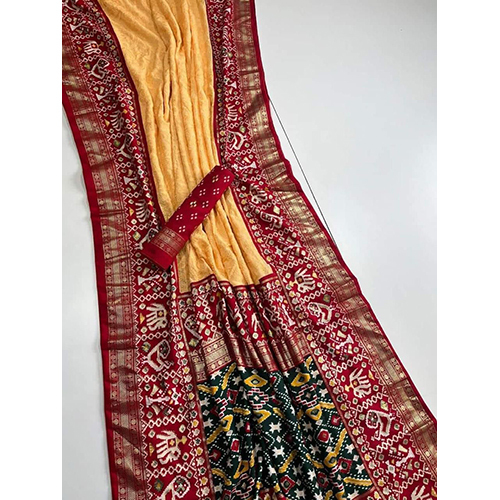 Premium Georgette Chikankari Lucknow Embroidered Saree