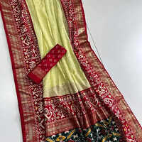 Premium Georgette Chikankari Lucknow Embroidered Saree