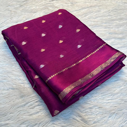 Pure Chinon Saree