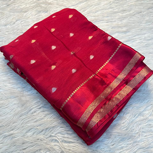 Pure Chinon Saree