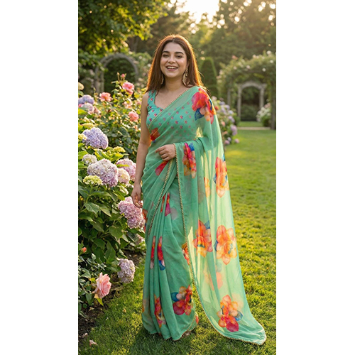 Soft Georgette Saree Fabric