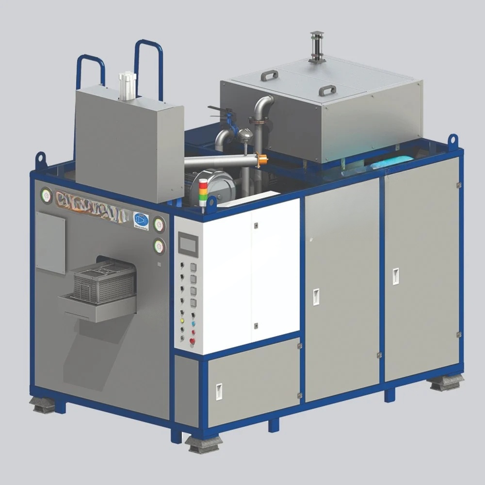 Automatic Parts Degreasing Machine - Color: Silver