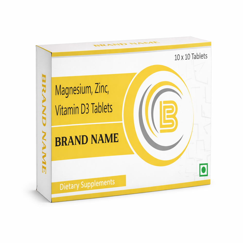 Magnesium, Zinc, Vitamin D3 Tablets