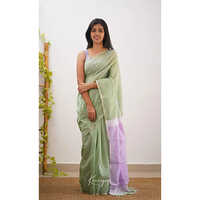 Span Cotton Silk Jacquard Border Saree
