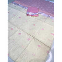 Span Cotton Silk Jacquard Border Saree