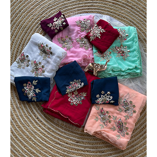 Star Georgette Saree