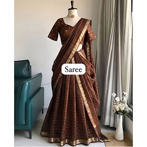 Viscose Georgette Saree With Blouse