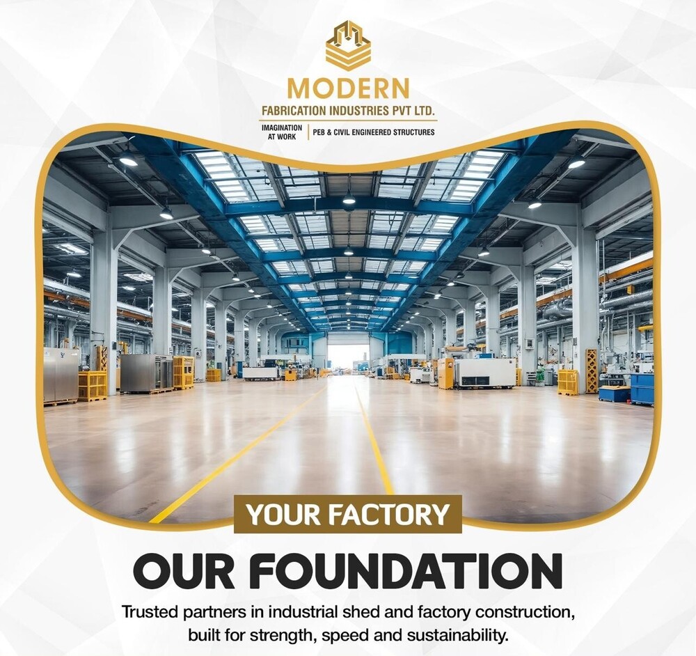 Mild steel Factory Sheds Fabricators