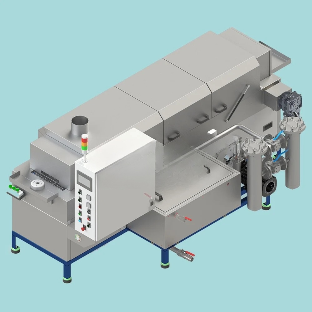 Conveyorizes Polished Industrial Conveyor Parts Washer , Capacity: 100 kg