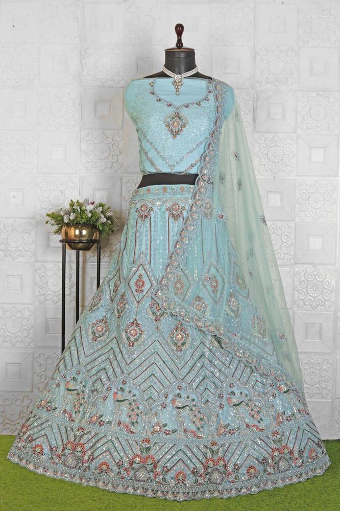 BLUSH-A2 Designer Lehenga