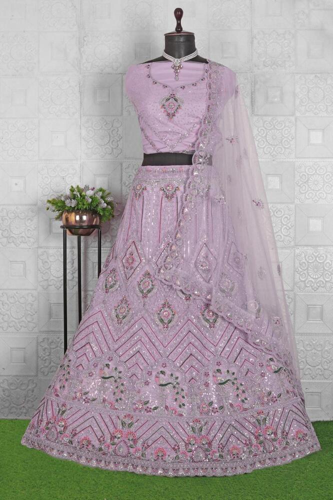 BLUSH-A4 Designer Lehenga