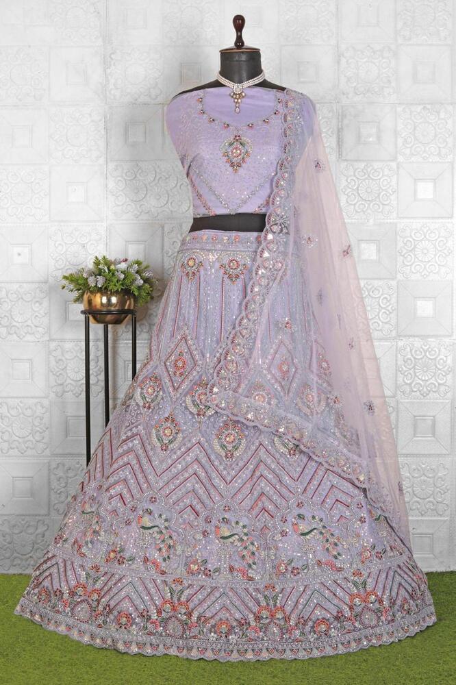 BLUSH-A5 Designer Lehenga